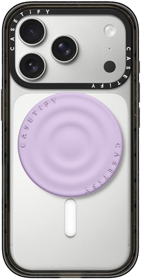 CASETiFY Snappy Ripple Grip Stand Compatible with Magsafe - Lavender