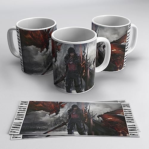 newseny Taza de Final Fantasy 16 - Regalo para gamer fan de la