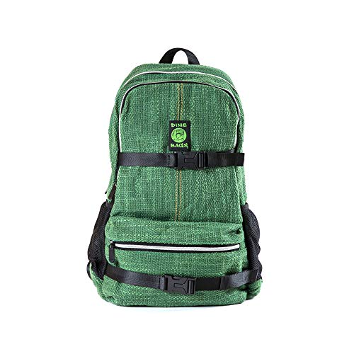 Skatepack Backpack - Laptop Sleeve, Smell Proof Pouch & Secret Pocket (Forest)