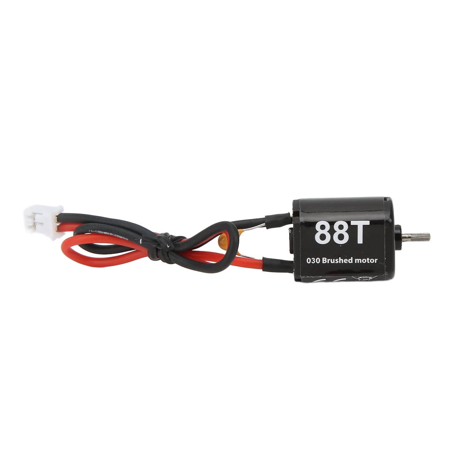 88T Bushed Motor, RC 030 88T Bushed Motor High Low Noise Motor Complete Motors for SCX24 AXI90081 1/24 RC Crawler Electric Motors & Parts