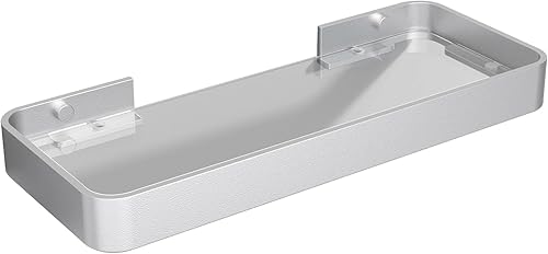 Danpoo Estante de pared de baño, pequeño estante flotante para almacenamiento de pared de baño, organizador de estante de baño de vidrio de 12 Danpoo Estante de pared de baño, pequeño estante flotante para almacenamiento de pared de baño, organizador de estante de baño de vidrio de 12