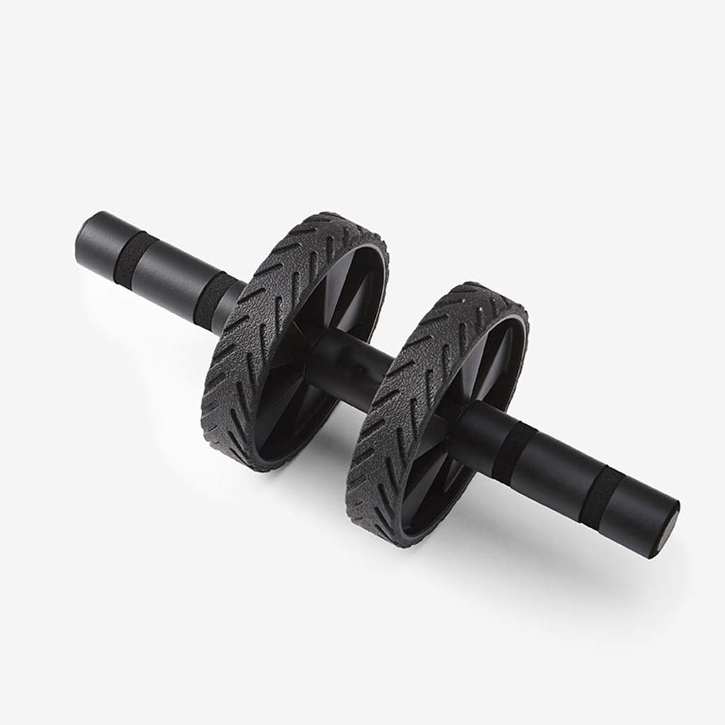 Ab Wheel Abdominal Wheel Home Beginner Fitness Equipment Suitable for Abdominal Exercise to Maintain Body Shape Black Ab Roller (Black 3)