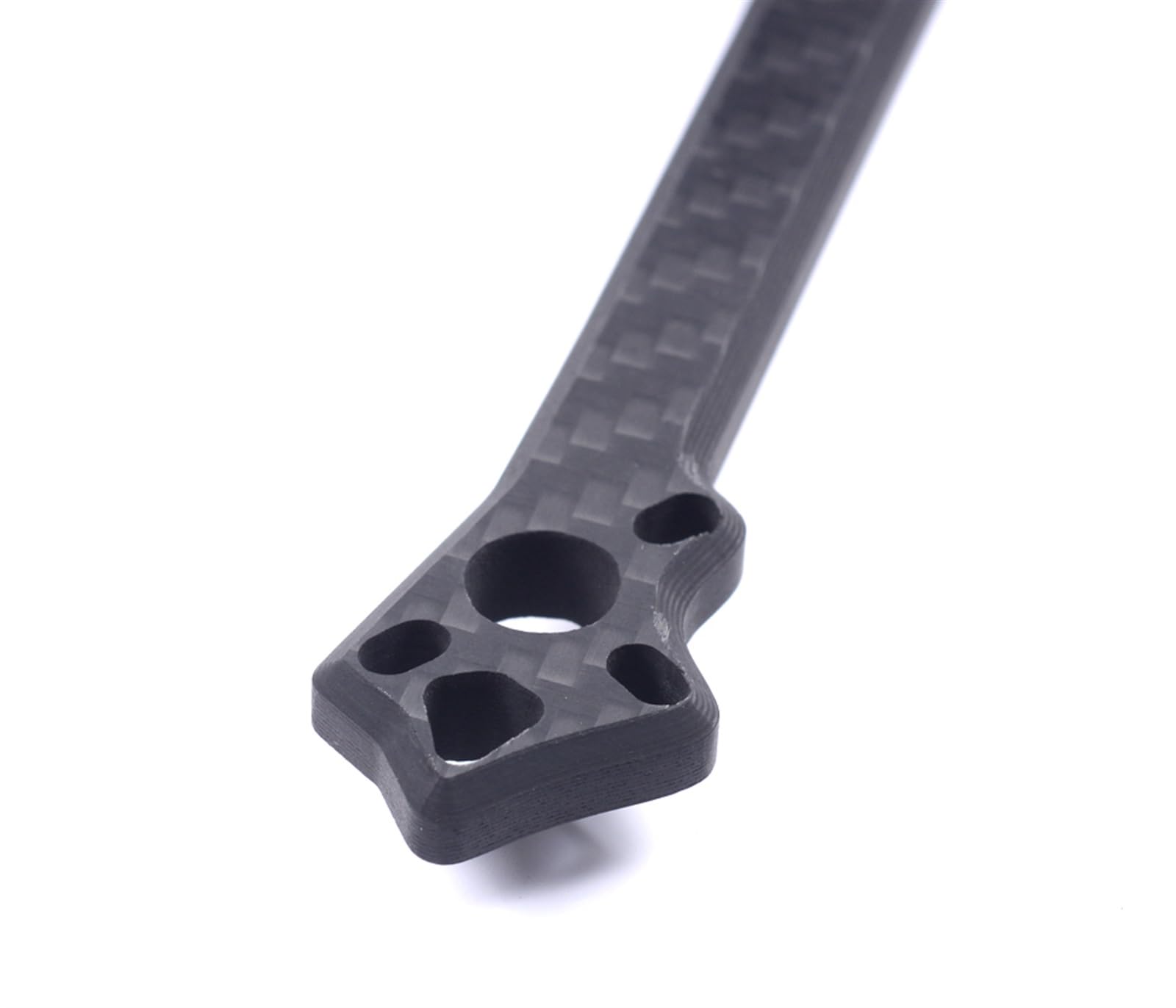 XEBRAD Zestaw ramek do quadrocoptera RC 217 mm 5" z ramą, strukturą ramion i włókna węglowego do wyścigów drona Zestaw do budowy dronów