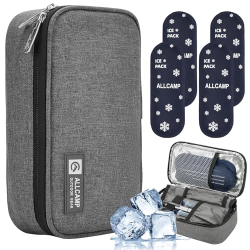 ALLCAMP Insulin Cooler Travel Case TSA Approved,...