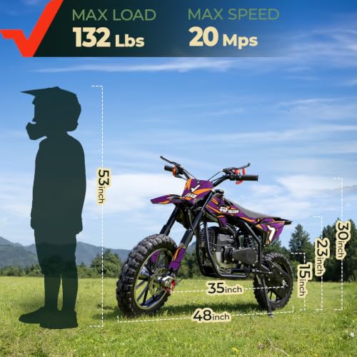 Image of FRP FX40 Gas Dirt Bike For Teens 40cc 4-Stroke Dual Disc Brake Off Road