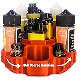 TheGear Revolving Vape Stand | The Original Revolving Vape Stand Organizer for All Your Vaping Products | Vape Station Designed Specifically for Juice Atty RDA RTA