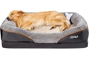 Orthopedic Memory Foam Pet Bed by JOYELF:Ultimate Comfort for Your Furry Friend