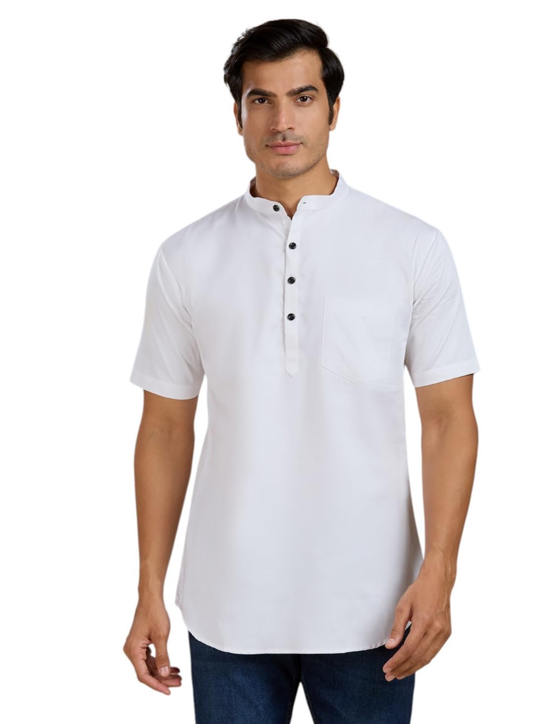 rajubhai hargovindas Men's Premium Cotton Short Kurta-picture-15