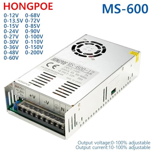Fuente de alimentación ajustable SMPS AC-DC 0-30V transformador regulable de voltaje continuo 4