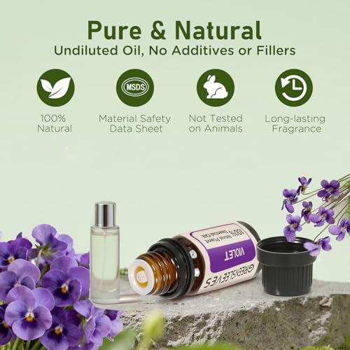 Aceites Esenciales Puro Violeta Aromaterapia 10ml miniatura 3