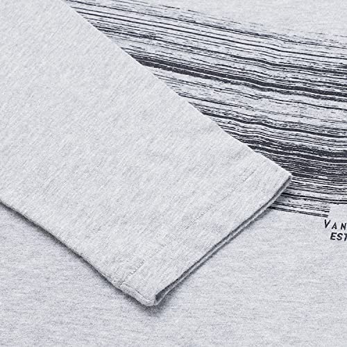 Image of Van Heusen Men Athleisure Regular Fit T-Shirt - Cotton Rich - Crew Neck, Long Sleeve, Printed