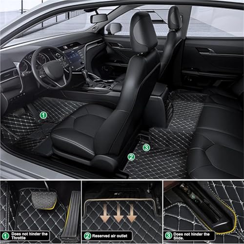 Tapis de sol anti-saleté Land Cruiser J300 protégeant la moquette RHD 7 places - 3