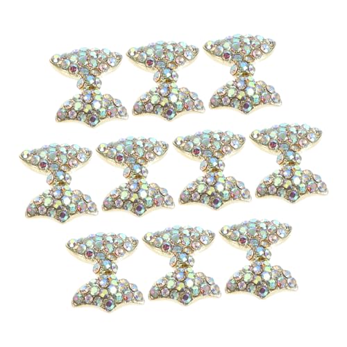 NOLITOY Cute Nail Stickers 10pcs Nail Art DIY Accessories Set Manicure Tools Nail Nail Art Supplies Bulk Nail Charms