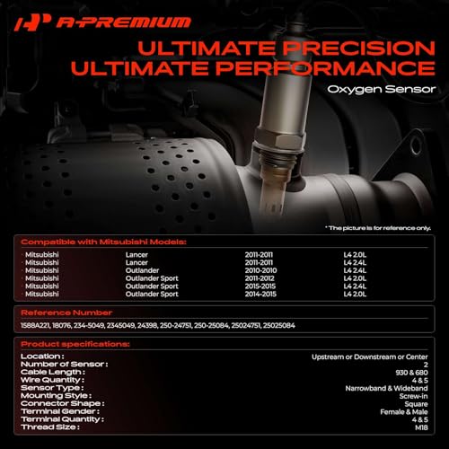 Sensor de Oxígeno A-Premium para Mitsubishi 2 piezas miniatura 2
