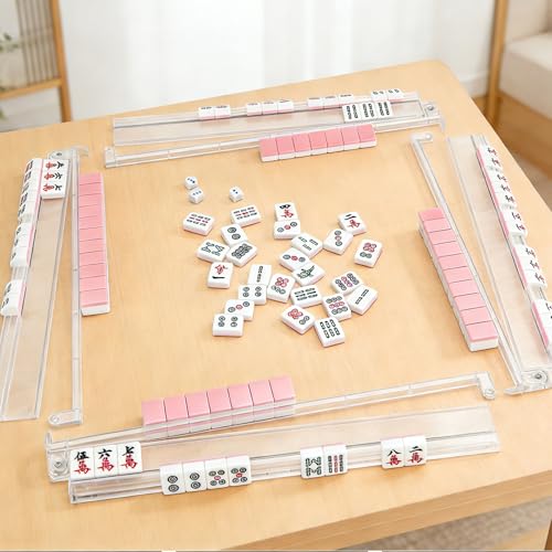 Juego de 4 Soportes de Mahjong con Empujadores miniatura 4