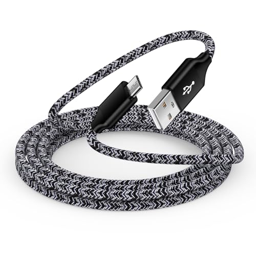 Micro USB Cable 10FT Fast Charging Old Android Phone Charger Cord for Samsung Galaxy S7 Edge S6,PS4,Xbox,MP3,MP4, Old Kindle Replacement Charger Cord for Kindle Paperwhite/Oasis/Fire/Fire HD/Fire HDX