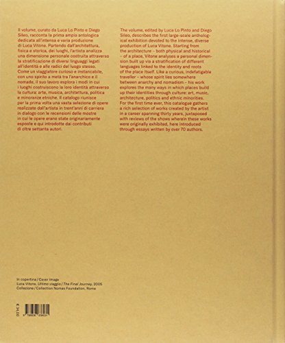 Io, Luca Vitone catalogue d'exposition bilingue finition luxe pour bibliothèque