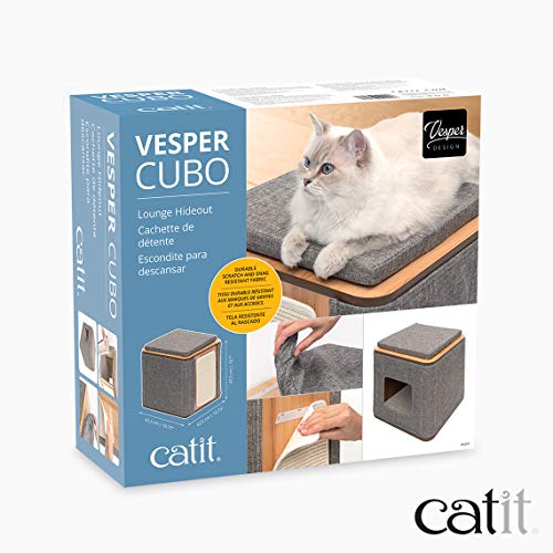 Arranhador Vesper V-cubo Cinza Hagen