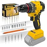 Cordless Drill Screwdriver for DEWALT 20V Battery,25+1 Torque Setting, Max. Torque 60N-m, LED Light,25 Pieces Screw Set for Maintenance and Home Improvement Projects (No Battery)