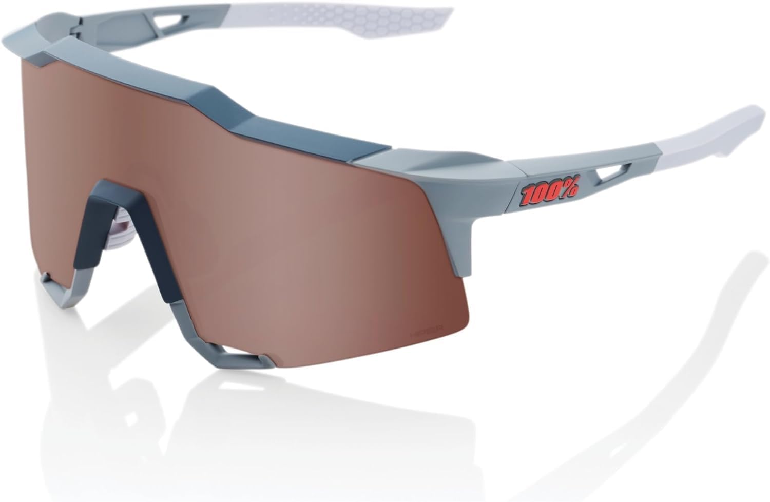 Soft Tact Stone Grey -Hiper Crimson Silver Mirror Lens