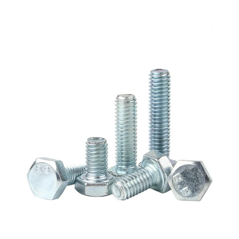 2-10 Pezzi GB5783 M12M14M16 Grado 8. Acciaio Al Carbonio Testa Esagonale Bullone Filettatura Completa Viti Esagonali Esterne