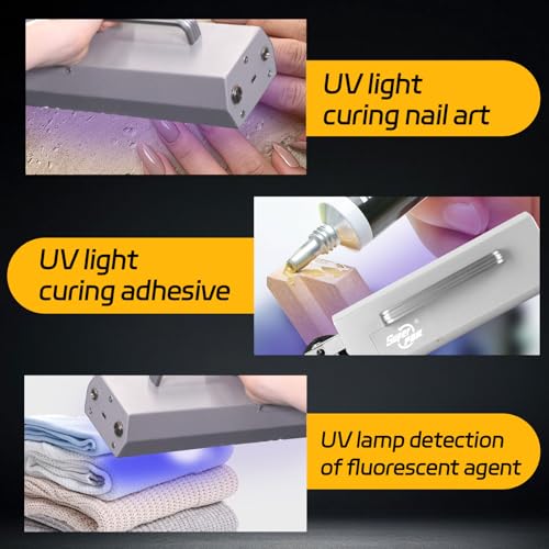 Image of UV Curing Light for Windshield Repair, High-Performance LED UV Lamp for Automotive Glass Crack & Chip Repair, Fast Curing, Durable Results, Perfect for DIY Car Repair Kits (No battery included)
