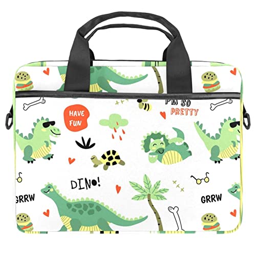Mallette pc portable 13 pouces antichoc à motif dinosaure fun