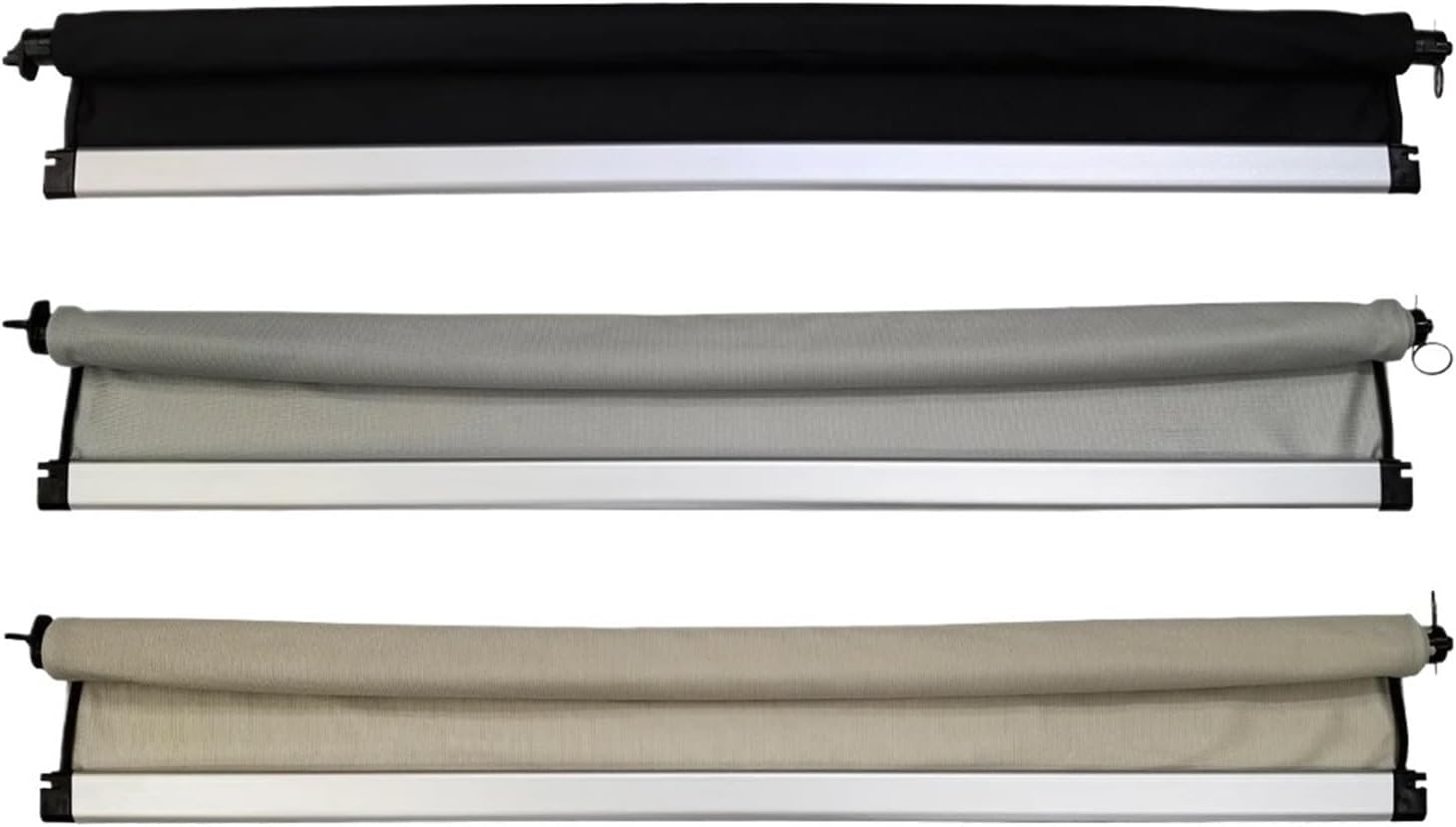 Car Panorama Sunroof Sunshade Curtain Cover Assembly Compatible for Porsche Panamera 971 2016-(Gray Front)
