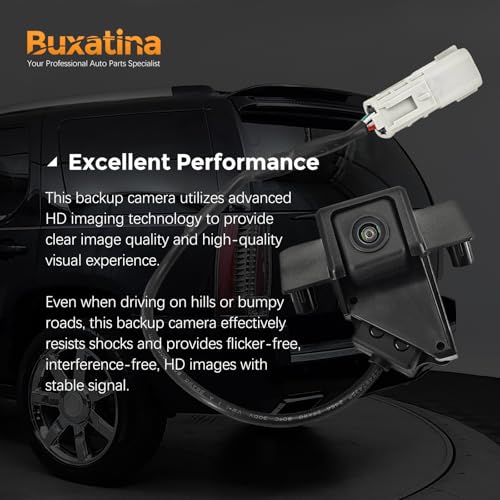 Image of 22913932 Parking Assist Backup Camera for Cadillac Escalade (ESV) 2009-2014, for Chevy Tahoe Suburban 1500 2500, for GMC Yukon (XL 1500 2500) Rear Camera 22790290 19211811 22762723