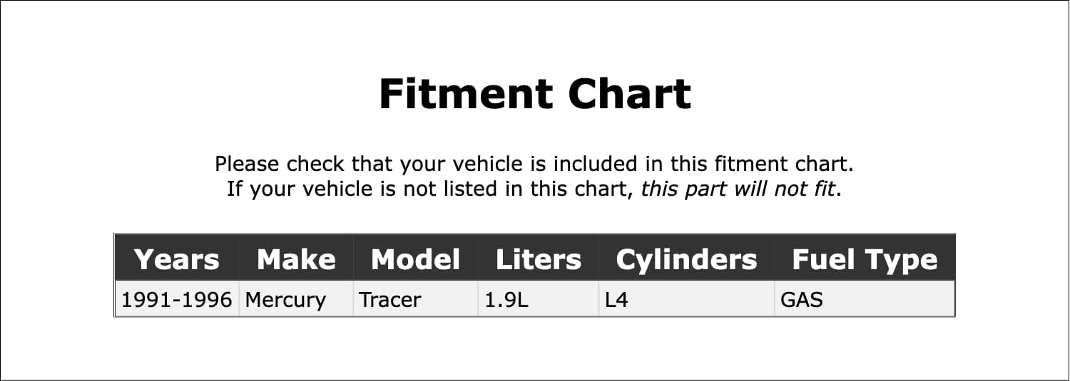 Power Steering Pump Rebuild Kit Compatible With Mercury Tracer 1.9L L4 GAS 1991 1992 1993 1994 1995 1996 PC-157248