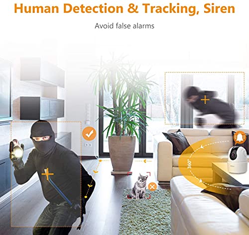 Imou 2K Ultrahd Night Vision Indoor Wireless Security Cameras With App Control, Wifi Cameras For Baby/Elder/Pets,2-Way Audio Human Motion Tracking Sound Detection,Alexa Support #TOP5