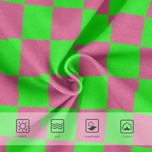 Green and Blue Buffalo Checkered Toddler Girls's Underwear 2T3