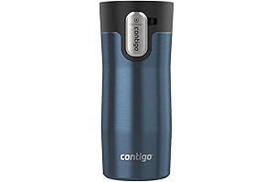 Contigo AUTOSEAL West Loop Vacuum-Insulated Stainless Steel Travel Mug with Easy-Clean Lid:...