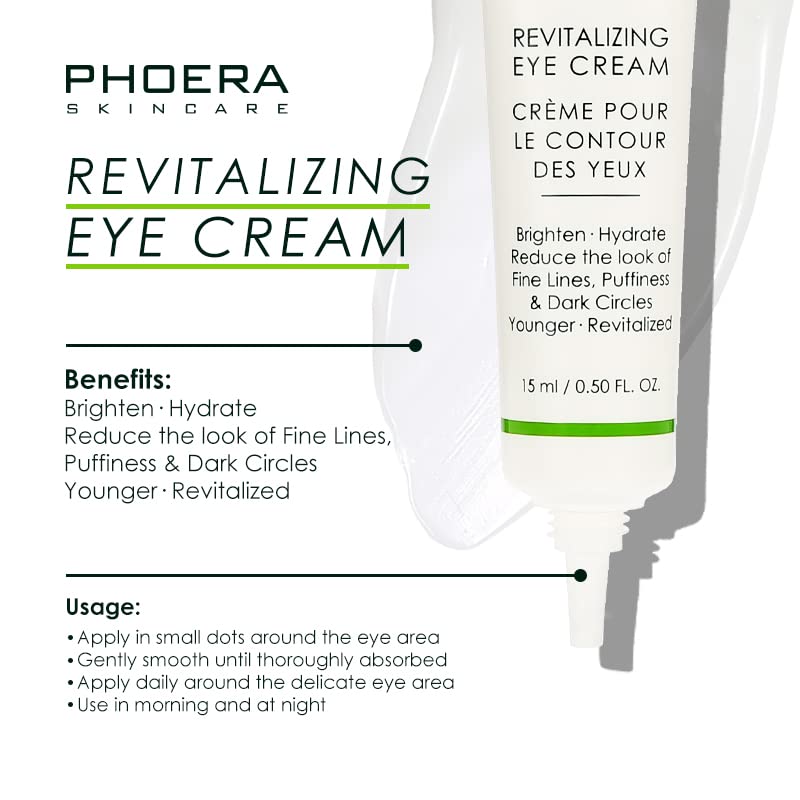 Phoera Revitalizing Eye Cream Brighten Hydrate Reduce The Fine Lines - Image 4