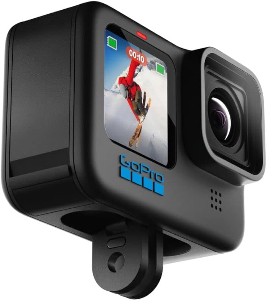 Câmera GoPro HERO10 Black à Prova com LCD Frontal, Vídeos 5.3K 60