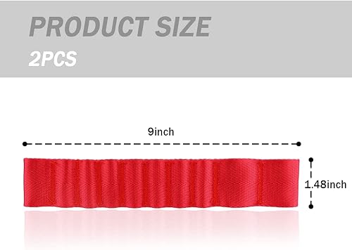 Miniatura 2 de 2 correas limitadoras de puerta compatibles con Wrangler CJ YJ TJ JK JKU JL JLU 1985-2023, correas de control ajustables de 9 pulgadas con carga de