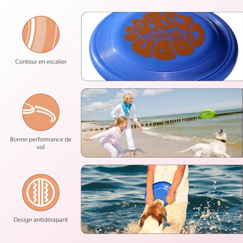 Frisbee Wham-O évite les blessures de chien grâce à sa structure plastique légère - 3
