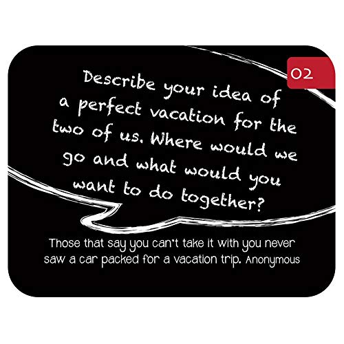 88 Great Conversation Starters For Husbands And Wives – Romantic Card Game For Married Couples – Christian Games, Communication & Marriage Help, Fun Anniversary Or Wedding Gifts For The Couple #TOP1