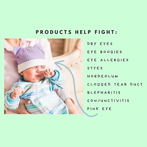 Miniatura 5 de GlamBaby Eye Care - Spray de limpieza de párpados Eye Boogies - fórmula no tóxica, sin picaduras y sin toallitas - mantiene los ojos de los niños