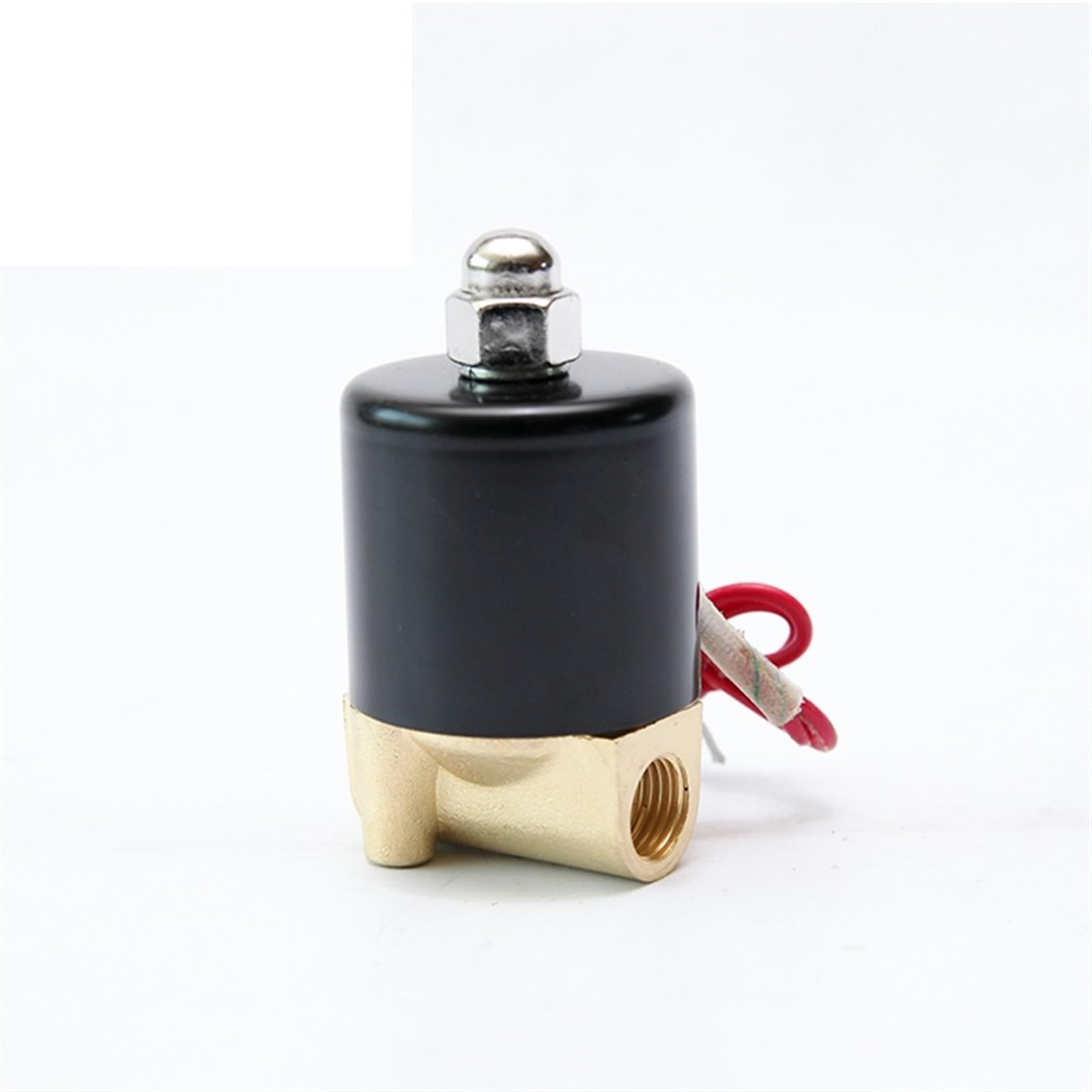 Ieumjnat Bsp-240Vac 1/4" 220V 2W 12V 24V Brass Electric Solenoid Valve Water For Gas Oil(Bsp-240Vac)
