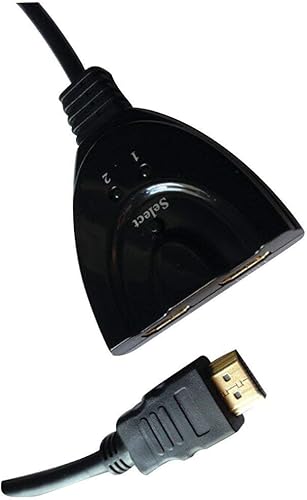 Steren BL-526-032 Conmutador de coleta HDMI 2 x 1, negro