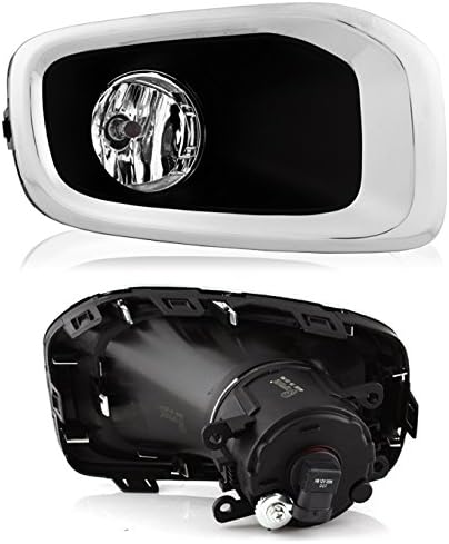 AKKON - For 2015 2016 2017 2018 Jeep Renegade Driver & Passenger Side Fog Light Pair W/Switch+Cover Assembly