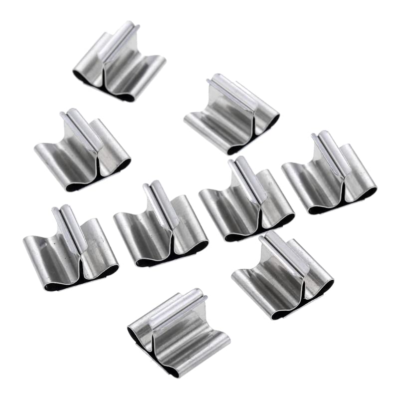 Base clips para pabilos de vela 50 unidades metal