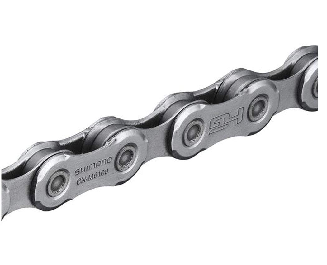 [新品]SHIMANO M6100 12速 チェーン 126リンク 正規品 Shimano-自転車チェーン,12スピード,クイックリンク付き,CN