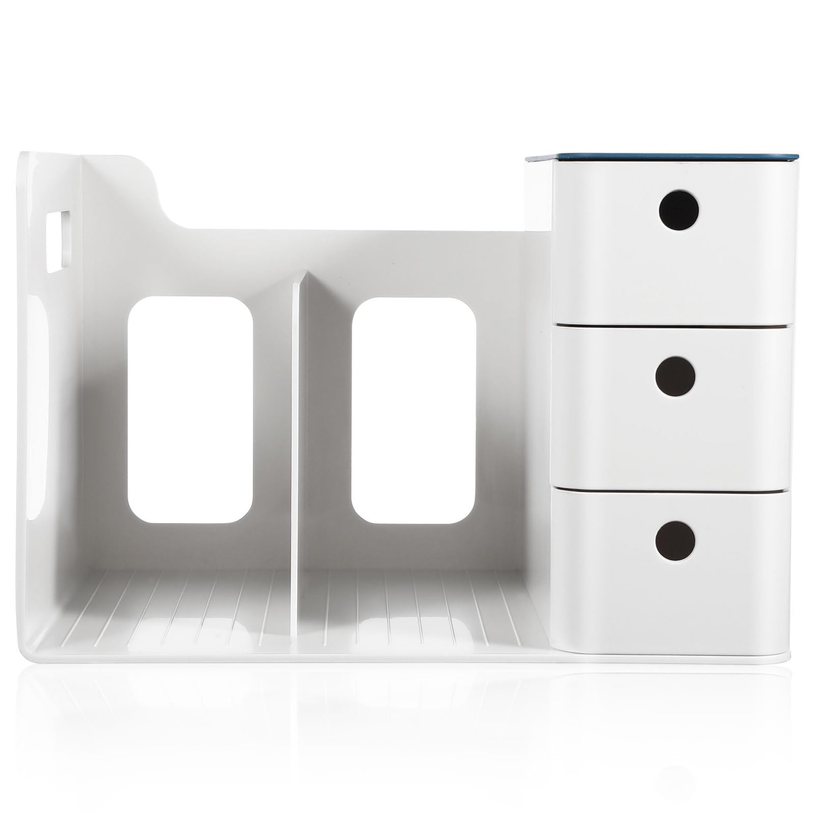 Organisateur de Fournitures de Bureau en Plastique à Tiroirs, Moderne