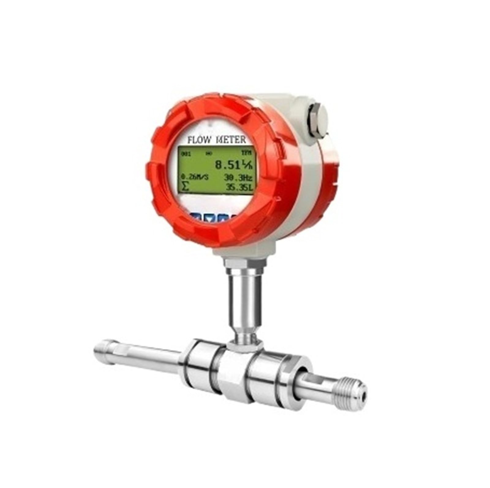PXQCHAVLN Flow Meter Electronic Digital Display Pipeline Liquid(DN6 thread)