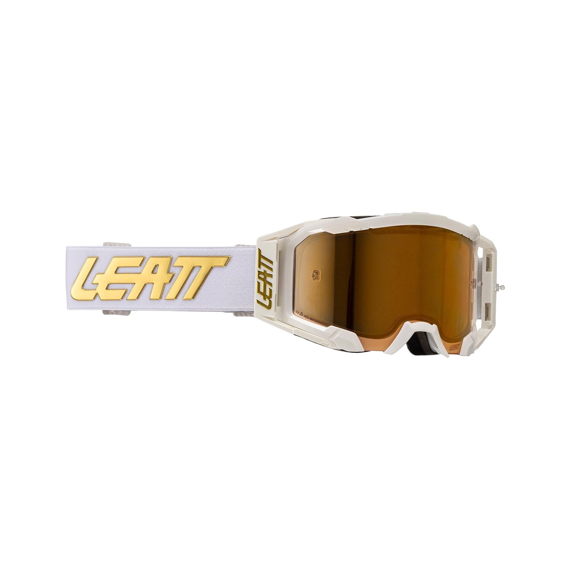 Amazon.com: Leatt Goggle Velocity 5.5 Iriz White Bronze 68 VLT