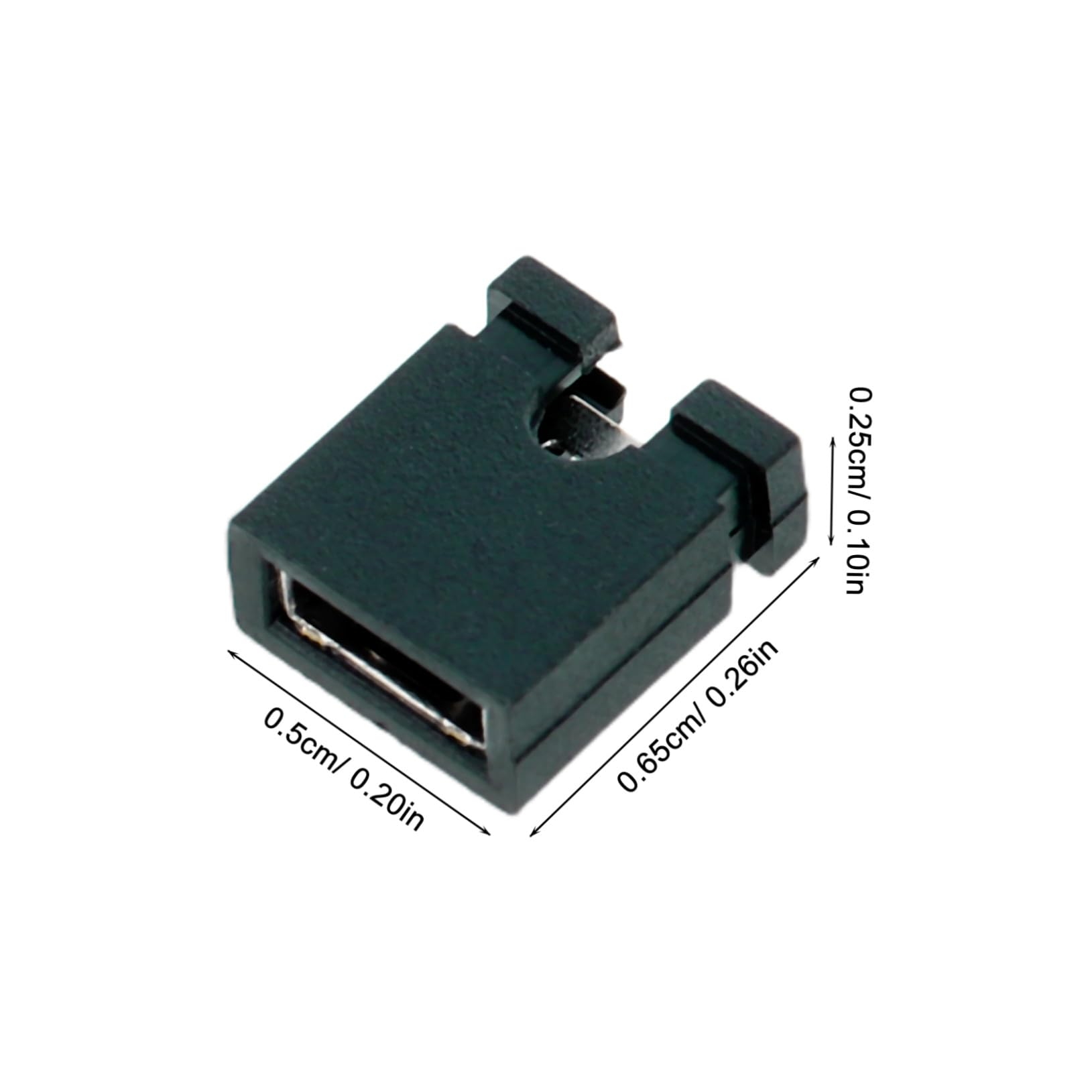 STOBAZA 100 Pièces Capuchons De Pontets Noirs Pour Shunts De Circuit Imprimé Connexion De Court-circuit Pour Projets De Bricolage Et Électronique