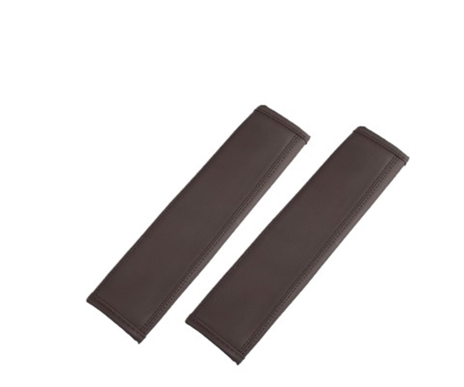 Copri cintura di sicurezza, Copri cintura di sicurezza Accessori protezione for spallacci regolabili in pelle PU(Brown 2pcs)