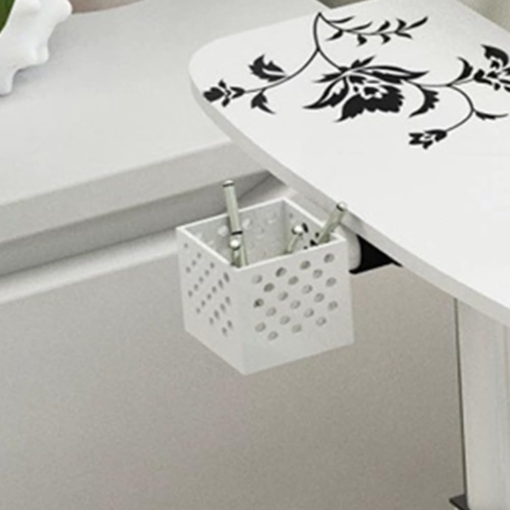 Table de Lit a Roulette, Hauteur Réglable Plateau Inclinable Double Surface